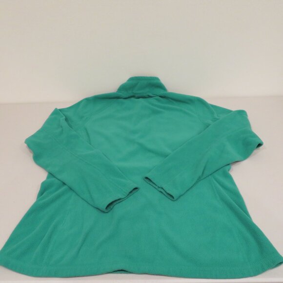 Women Medium Green Quarter-zip Pullover The North Face Jade Fleece Top Warm Cozy - Picture 12 of 12